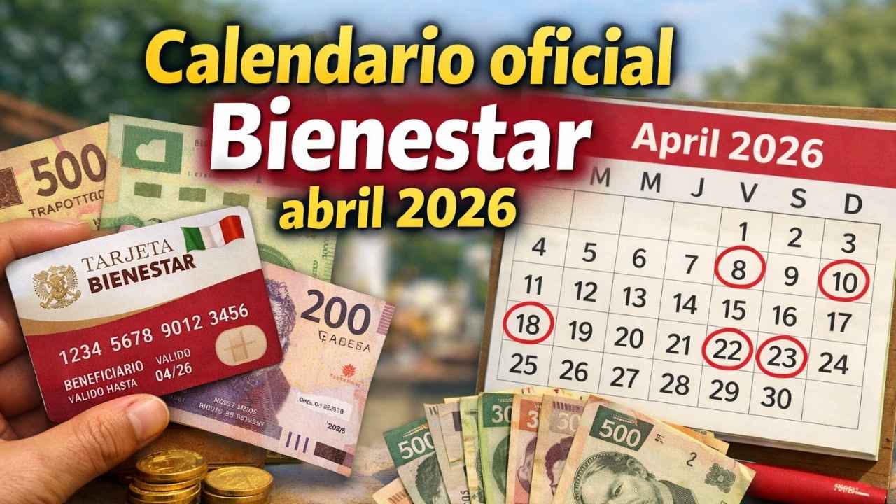 Calendario oficial Bienestar abril 2026: consulta fechas de pago por inicial y pasos para cobrar sin contratiempos