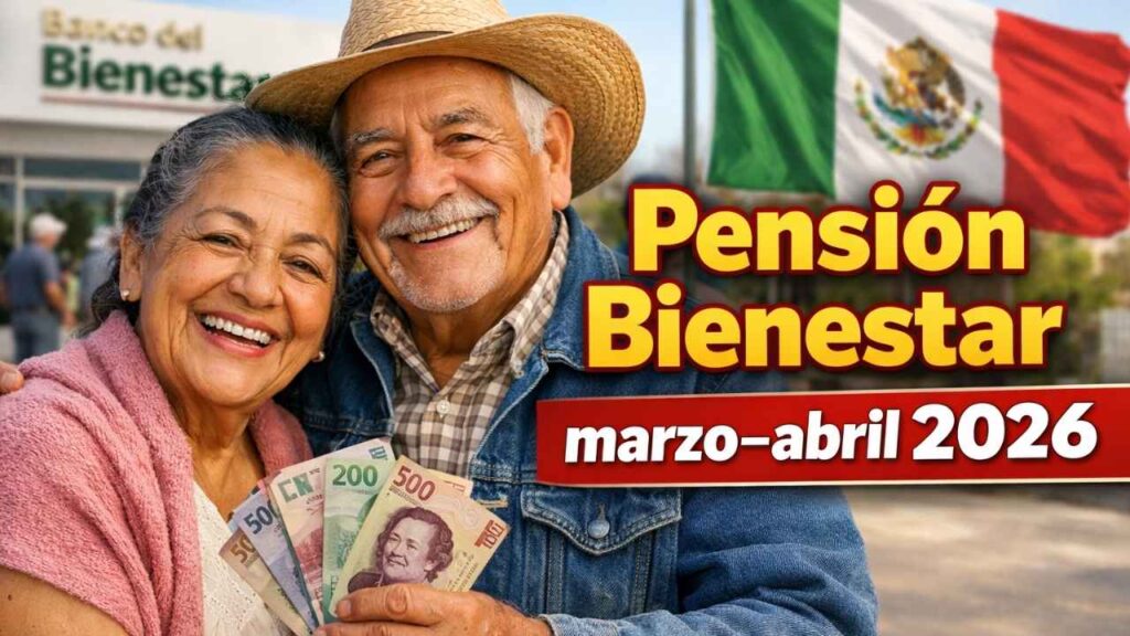 Pensión Bienestar marzo–abril 2026: adultos mayores recibirán $6,400, consulta requisitos y fechas de depósito