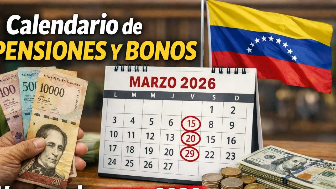Calendario de pensiones y bonos Venezuela marzo 2026: guía rápida con fechas, montos y requisitos