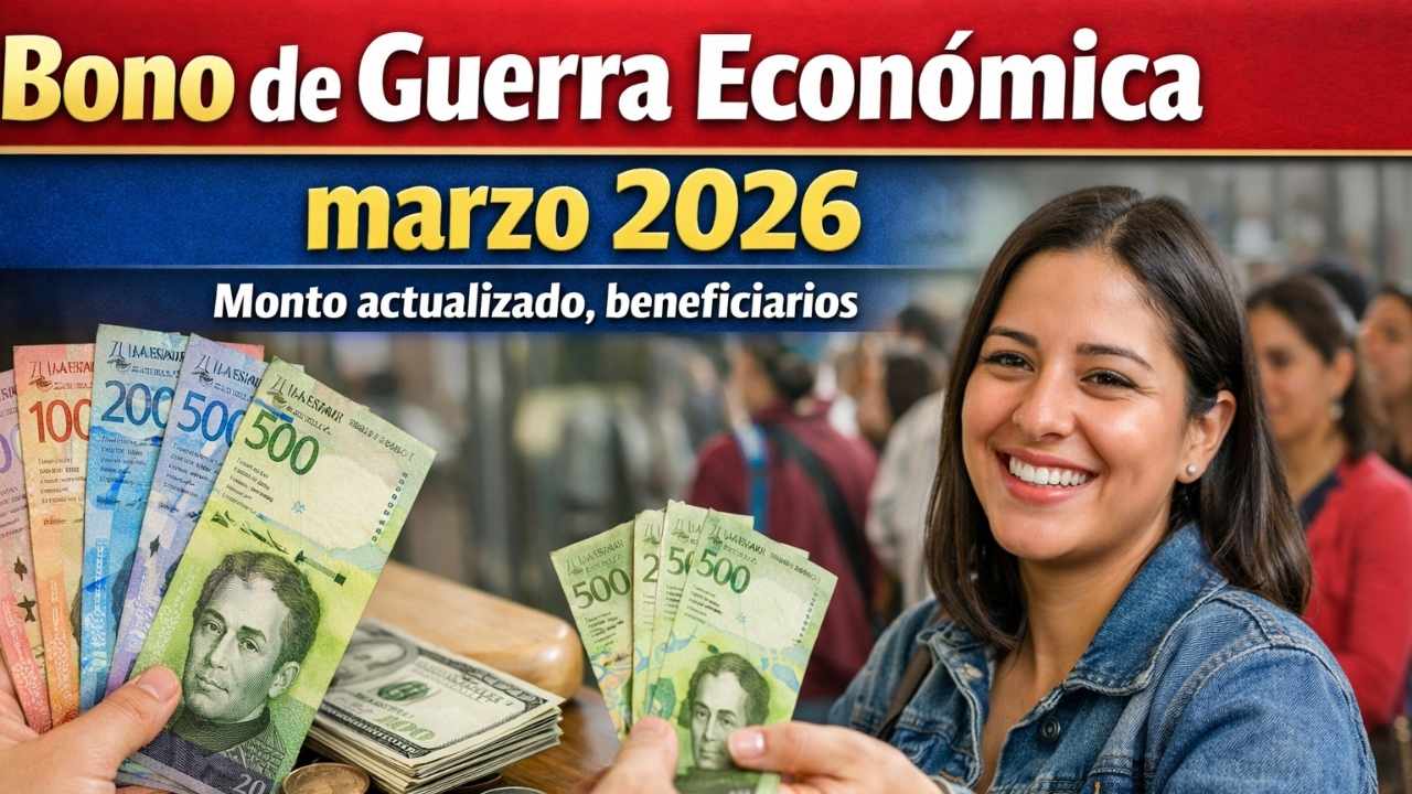 Bono de Guerra Económica marzo 2026: monto actualizado, beneficiarios y cómo reclamar vía Sistema Patria