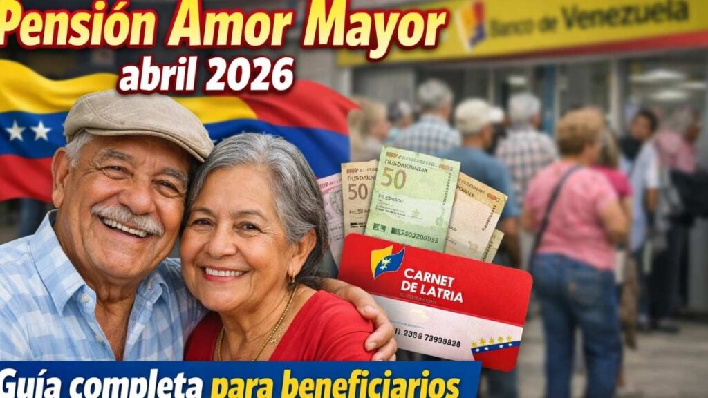 Pensión Amor Mayor abril 2026: guía completa para beneficiarios en Venezuela