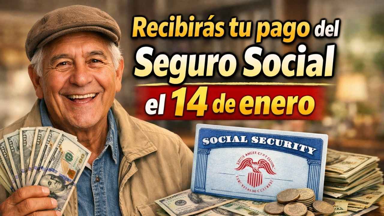 Recibirás tu pago del Seguro Social el 14 de enero