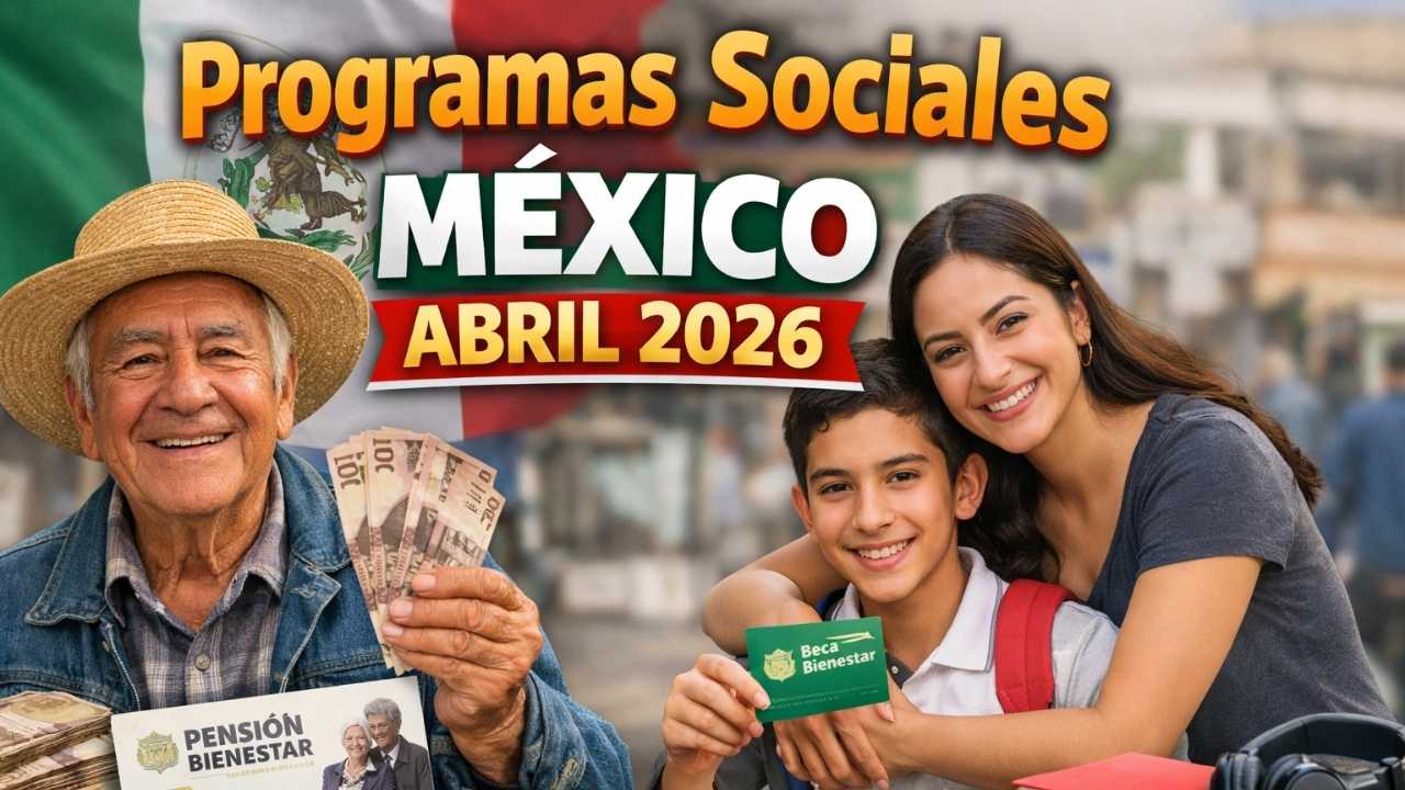 Programas sociales México abril 2026: pensiones y becas, quiénes aplican y calendario de pagos