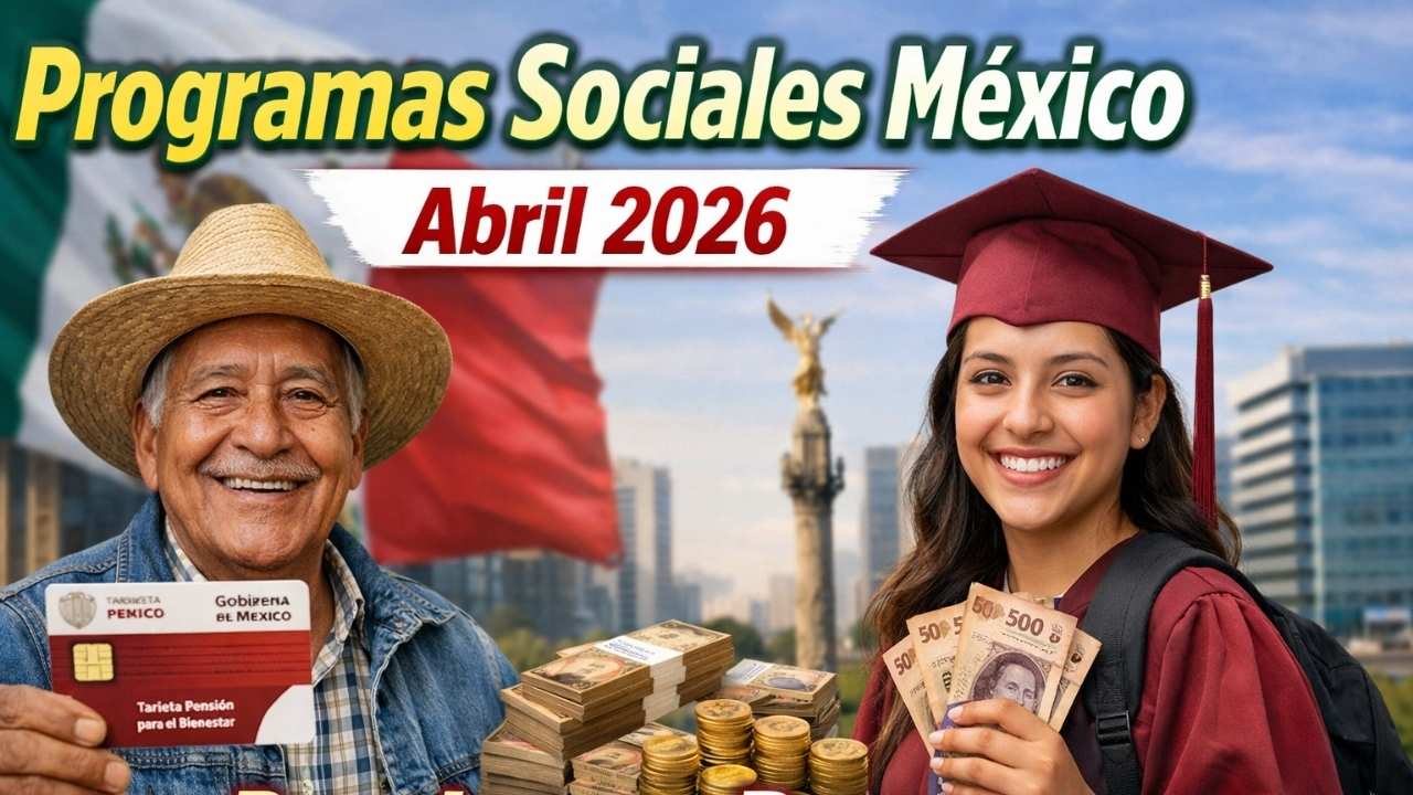 Programas sociales México abril 2026: pensiones y becas, quiénes aplican y calendario de pagos