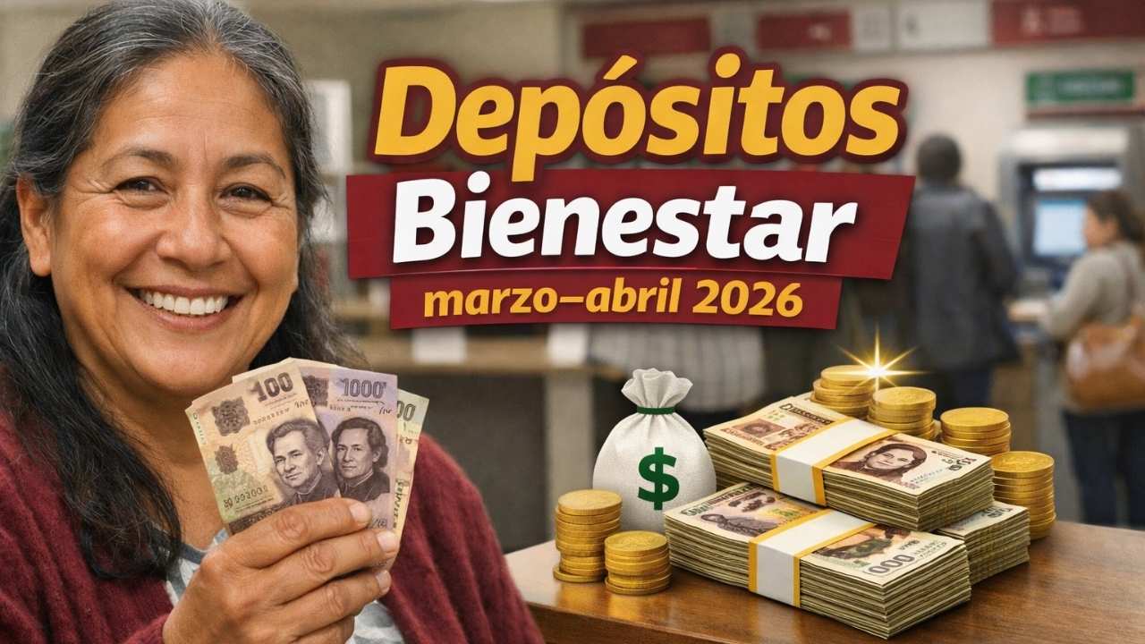 Depósitos Bienestar marzo–abril 2026: consulta en línea si ya recibiste tu apoyo económico