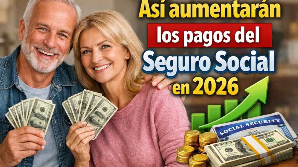 Así aumentarán los pagos del Seguro Social en 2026