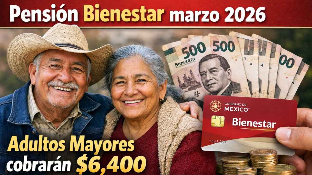 Pensión Bienestar marzo 2026: adultos mayores cobrarán $6,400, consulta requisitos y fechas de pago