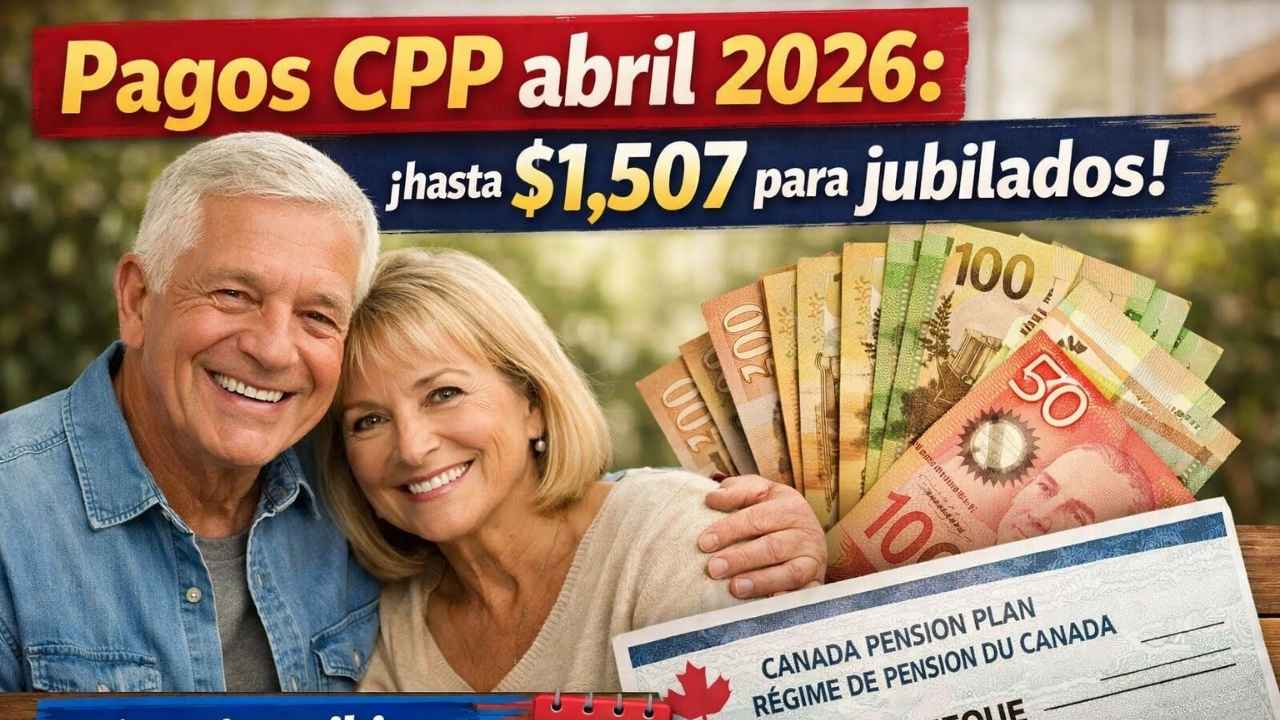 Pagos CPP abril 2026: hasta $1,507 para jubilados, cómo inscribirse y fecha confirmada